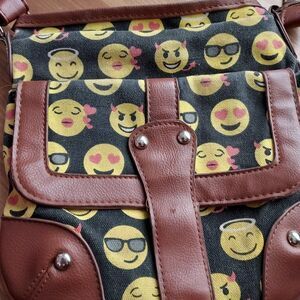 FREE CHOICE  shoulder or crossbody bag black,orange,red,gray good condition